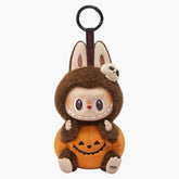 Pop Mart Labubu Happy Halloween Party Series-sitting Pumpkin Vinyl Plush Pendant